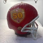 Vintage Kansas City Chiefs Inflatable Football Helmets Team Air Leaders. Fixed Price $40.00.