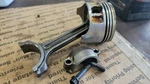 Genuine Oem Yamaha Piston+rod W/warranty 6CJ-11631-00-96 6C5-11650-10-00 (A73). Fixed Price $59.99.