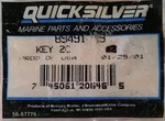 One New 89491-9 Genuine Mercury Mercruiser Quicksilver Ignition Key 2C. Fixed Price $12.99.