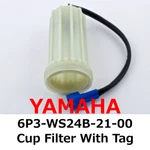 New Yamaha Genuine Cup Filter With Tag 6P3-WS24B-21-00 Direct From Japan. Fixed Price $124.99.