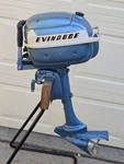 Vintage 1955 Evinrude Model 3014 Lightwin 3HP Outboard Boat Motor Very Nice Orig. Fixed Price $350.00.