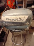 1956 Evinrude Fastwin 15HP Engine Cover Cowling Part #203739 See Photo's. Fixed Price $50.00.