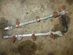 Suzuki DF300 300HP Outboard Fuel Rail And Injector Set (15751-93J00). Fixed Price $140.00.