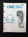 1986 Omc Parts Catalog List 4 Hp Models 395669 Evinrude Johnson Outboards. Fixed Price $19.88.