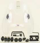National Cycle Universal Deflector Screen Clear 1" Quickset Mounts N25042. Fixed Price $146.95.
