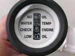 New Omc Evinrude Johnson System Check Gauge 176326. Fixed Price $49.95.