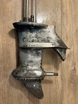 1956 Omc Johnson Evinrude 10 Hp Lower Unit Gear Case Assembly. Fixed Price $211.55.
