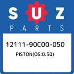 12111-90C00-050 Suzuki PISTON(OS:0.50) 1211190C00050, New Genuine Oem Part. Fixed Price $64.14.