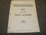 1965 Johnson CD-22M CDL-22M 6HP Sea Horse Outboard Motor Parts Catalog Manual Xo. Fixed Price $61.07.