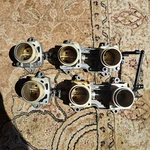 Johnson Evinrude Omc 200 225 250 Ficht Upper Lower Throttle Body 0439354 0439355. Fixed Price $60.00.