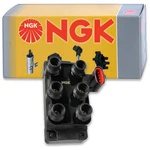 Pc Ngk Ignition Coil 1995-2000 Ford Contour 2.5L V6 Spark Plug Tune Tf. Fixed Price $79.53.