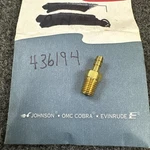 Genuine Nos Omc Johnson Evinrude Check Valve Assembly 0436194. Fixed Price $65.00.