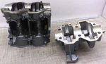 Cylinder Block Crankcase Assy Off Mercury Mariner 25HP SER#0B237761 Pn# 9077A4. Fixed Price $399.62.