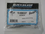 Mercury Marine Quicksilver Mercruiser 10-806327 Bolt / Screw For Anode Oem. Fixed Price $14.99.