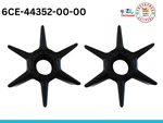 For Yamaha Outboard 6CE-44352-00-00 Water Pump Impeller F225 F250 F300 X 2PCS. Fixed Price $55.63.