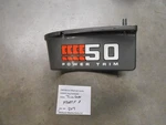 37687F 2 Mariner Mercury 1984 50HP 4CYL Trim Cover D17. Fixed Price $19.99.