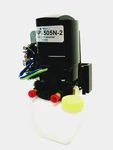 Mercury Trim Tab Power Unit Mounted On An Aluminum Bulk Head Wired Api PT505N-2. Fixed Price $591.80.