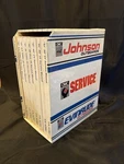 Omc 1991 Johnson Evinrude Ei Outboard 2.3 - 300 Hp Service Manuals Boxed Set 8. Fixed Price $95.00.
