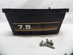 1985 Mercury 7.5HP Housing Trim Cover 96515 9.8 Outboard Motor. Fixed Price $18.99.