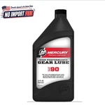 Mercury 8M0222063 Sae 90 High Performance Gear Lube, Quart. Fixed Price $25.99.