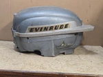 Vintage 1953-54 Evinrude 25012 25HP Bigtwin Outboard Boat Motor Hood / Cowling. Fixed Price $30.00.