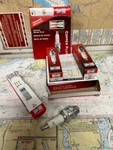 Champion Pack Of 7 #J4C Spark Plugs 825 Replaces Johnson Evinrude Omc 502193.. Fixed Price $13.50.