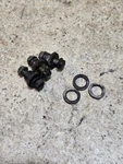 Vintage 1982 Sears Gamefisher 9.9HP 217-586230 Outboard Hood Pan Mounting Bolts. Fixed Price $6.00.