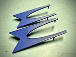 Omc 0204859 0204860 Emblem Evinrude. Fixed Price $30.00.
