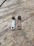 Antique 1938 Evinrude 4254 Sportsman 2HP Outboard Motor Tank Support Brackets. Fixed Price $8.00.