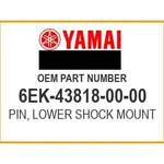 Yamaha Pin, Lower Shock Mount 6EK-43818-00-00 Oem New. Fixed Price $67.40.