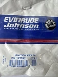 Brp 0127592 Ignition 76 Key Johnson Evinrude OMC37. Fixed Price $20.00.