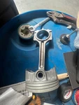 Yamaha F150 Outboard Piston & Rod 63P-W1164-01-00. Fixed Price $350.00.