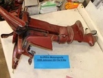 1956 Johnson CD-13A CD12 5.5HP Outboard Motor Lower Unit Drive Prop Transom Clam. Fixed Price $98.00.