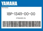 Yamaha Genuine Strainer, Oil 18P-13411-00-00. Fixed Price $17.71.