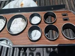 1972 Mercury Montego Elite Gauge Bezel. Fixed Price $100.00.