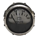 Faria Boat Voltmeter Gauge VPC019B Spun Silver 10-16V 2 Inch. Fixed Price $35.15.