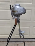 Vintage 1940 Johnson Sea Horse HD-10 2.5HP Outboard Boat Motor Deluxe Twin. Fixed Price $160.00.