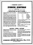 1948 Evinrude 1-1/4 Hp Sportsman 4425 Parts List/catalog. Fixed Price $37.95.