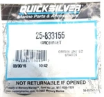 Mercury Quicksilver Marine Grommet Part # 25-833155 Oem/genuine. Fixed Price $12.88.