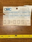 New 325104 Oem Omc Johnson Evinrude Retaining Rings. Fixed Price $5.00.