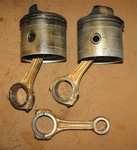 Force 90 Hp Piston And Rod Assembly Set Pn 834795 Fits 1977-1994. Fixed Price $75.00.
