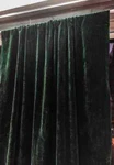 Forest Green Velvet Curtains Window Living Room Extra Large Set. Fixed Price $60.25.