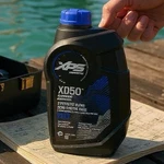 Johnson Evinrude Omc Oem XD50 Synthetic Outboard Oil Quart, 0764353 779717. Fixed Price $8.57.