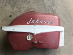 Johnson 5.5HP 1/2 376963 Outboard Cover Hood Cowl Only 1957 56 To 58. Fixed Price $180.70.