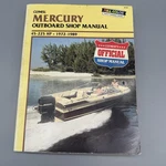 Clymer Mercury Outboard Shop Manual 45-225 Hp 1972-1989 Boat Repair B726. Fixed Price $24.99.