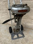 Vintage Firestone Outboard Motor 10-A-1 3.6 Hp 4000 Rpm. Fixed Price $1499.99.
