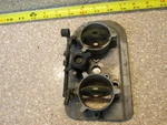 Mercury Outboard 650 / 65HP 60120 Choke Housing Plate & 60305 Rod,. Fixed Price $50.00.