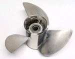 Force Chrysler Stainless Steel 13 1/2" X 17P Propeller P668. Fixed Price $125.00.