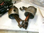 (2) Evinrude Johnson Outboard 25 Hp Piston 3.990. Rod 335566 Standard 1992. Fixed Price $39.99.