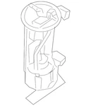 Genuine Nissan Fuel Pump Assembly 17040-ZQ60C. Fixed Price $409.72.